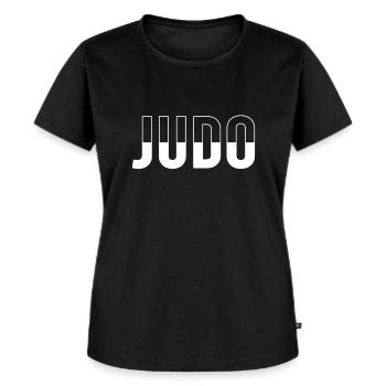 Judo - Frauen Premium Bio T-Shirt - Schwarz - Vorne - Selfina (174cm)