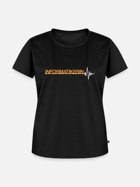 Informatikerin - Frauen Premium Bio T-Shirt - Schwarz