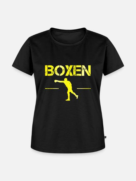 Boxen - Frauen Premium Bio T-Shirt - Schwarz