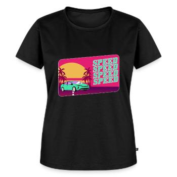 Car sports car lovers - Women's Premium Organic T-shirt - black - Front - Selfina (174cm)