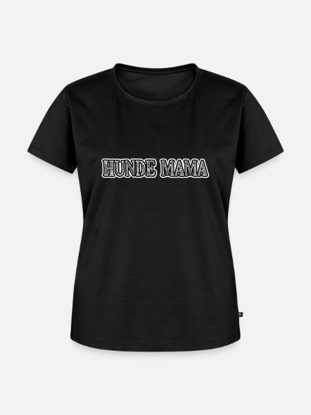 Hunde Mama - Frauen Premium Bio T-Shirt - Schwarz