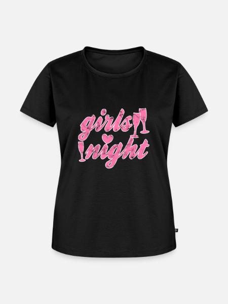 Mädels night - Frauen Premium Bio T-Shirt - Schwarz