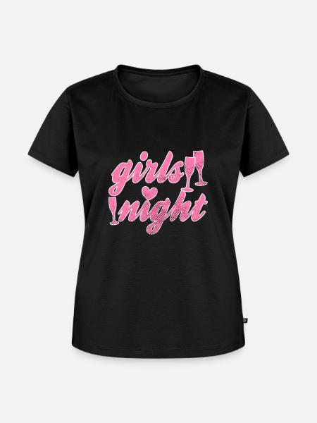 Mädels night - Frauen Premium Bio T-Shirt - Schwarz