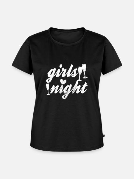 Mädels night - Frauen Premium Bio T-Shirt - Schwarz