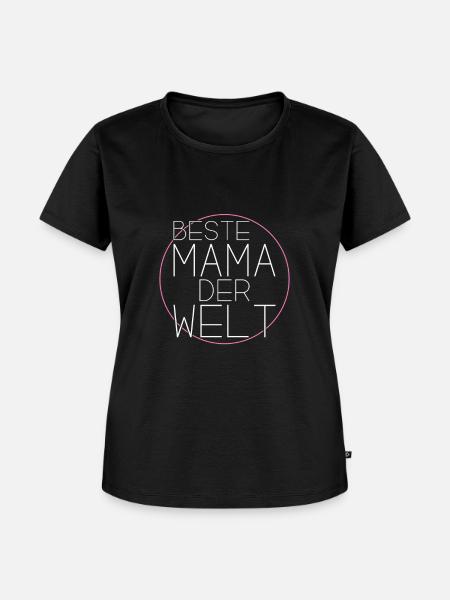 Beste Mama der Welt - Frauen Premium Bio T-Shirt - Schwarz