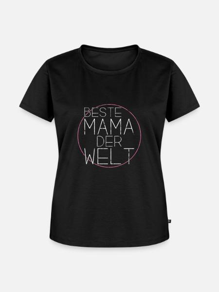 Beste Mama der Welt - Frauen Premium Bio T-Shirt - Schwarz