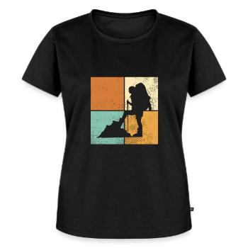 Alpinisme - T-shirt Premium bio Femme - noir - Devant - Selfina (174cm)