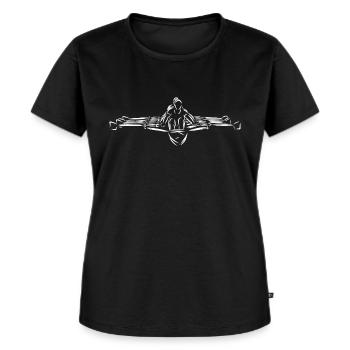Rudern Ruderer Ruderboot Geschenk - Frauen Premium Bio T-Shirt - Schwarz - Vorne - Selfina (174cm)