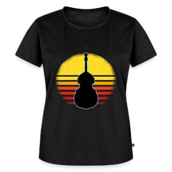 Contrebasse - T-shirt Premium bio Femme - noir - Devant - Selfina (174cm)