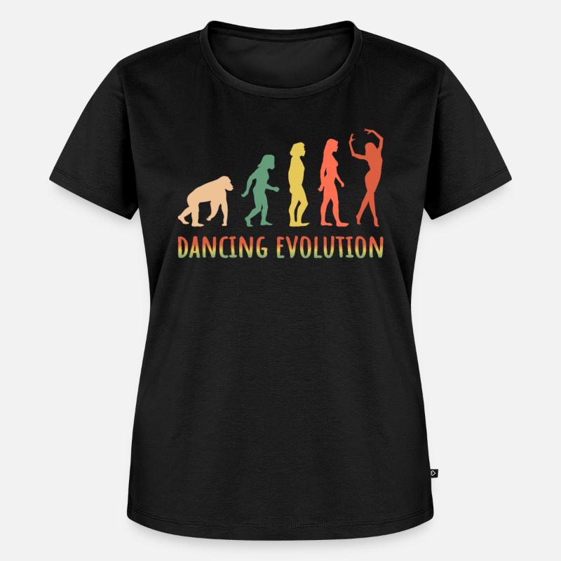 dancing evolution danse danse développement femmes - T-shirt Premium bio Femme - noir