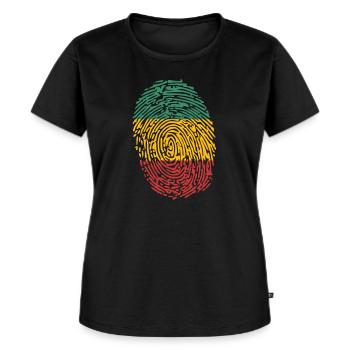 Rasta - Women's Premium Organic T-shirt - black - Front - Selfina (174cm)