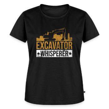 Baggerfahrer Bagger Baggern - T-shirt Premium bio Femme - noir - Devant - Selfina (174cm)