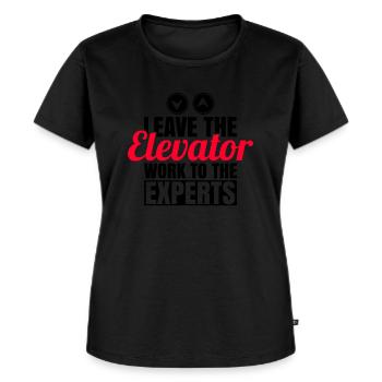 Elevatro Techniccian Design Für Einen - Women's Premium Organic T-shirt - black - Front - Selfina (174cm)