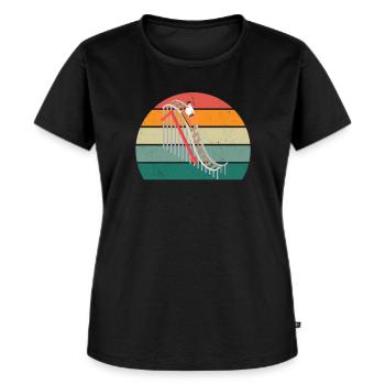 Holiday Holiday Fun Action Theme Park Roller Coaster - Women's Premium Organic T-shirt - black - Front - Selfina (174cm)