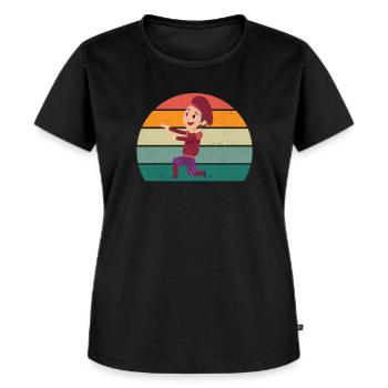 Acteur Actrice Musicien Théâtre musical - T-shirt Premium bio Femme - noir - Devant - Selfina (174cm)