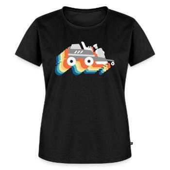Landscaper - Women's Premium Organic T-shirt - black - Front - Selfina (174cm)