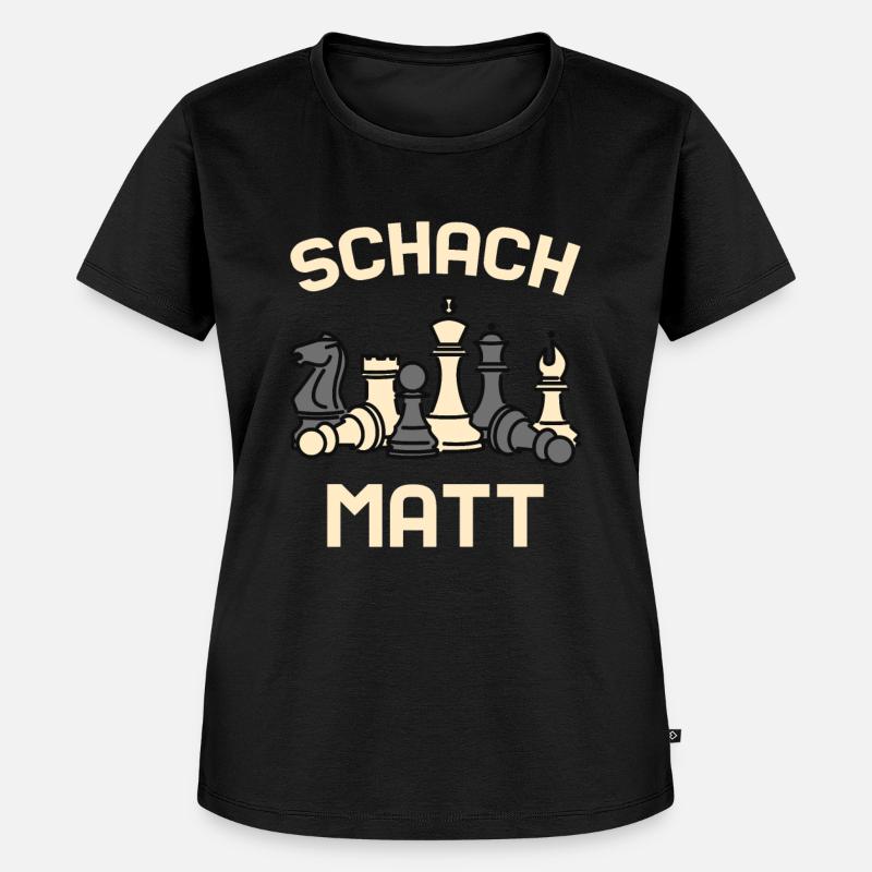 Chess Checkmate Chessplayer - T-shirt Premium bio Femme - noir
