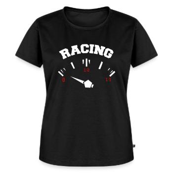 Course Automobile Course Automobile Sport - T-shirt Premium bio Femme - noir - Devant - Selfina (174cm)