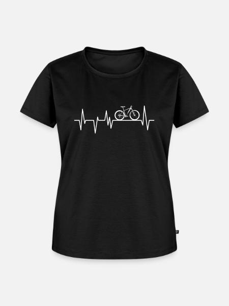 Fahrrad - Frauen Premium Bio T-Shirt - Schwarz