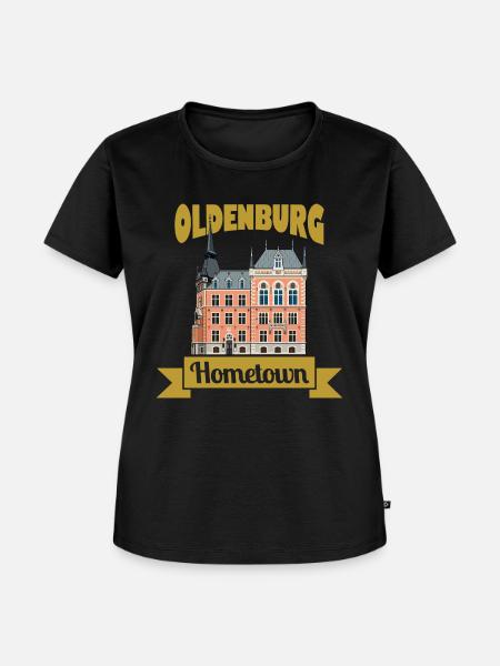Heimatstadt Oldenburg - Frauen Premium Bio T-Shirt - Schwarz