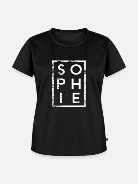 Sophie Minimalismus - Frauen Premium Bio T-Shirt - Schwarz