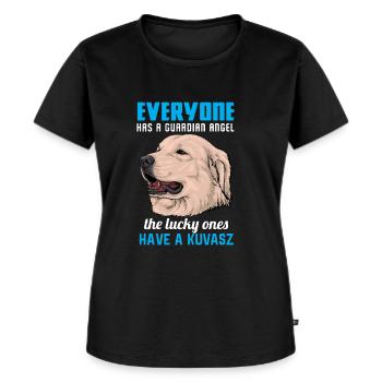 envelope - Women's Premium Organic T-shirt - black - Front - Selfina (174cm)