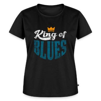 Blues - T-shirt Premium bio Femme - noir - Devant - Selfina (174cm)