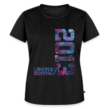 13. GEBURTSTAG 13 JAHRE LIMITED EDITION 2013 - Frauen Premium Bio T-Shirt - Schwarz - Vorne - Selfina (174cm)