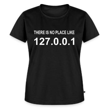 Computer Nerd Informatik Internet IT Geschenk - Frauen Premium Bio T-Shirt - Schwarz - Vorne - Selfina (174cm)