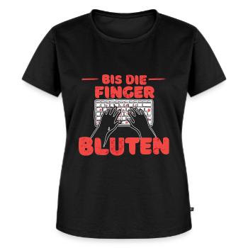 Coding Gaming Halloween Kostüm für Programmierer - Frauen Premium Bio T-Shirt - Schwarz - Vorne - Selfina (174cm)