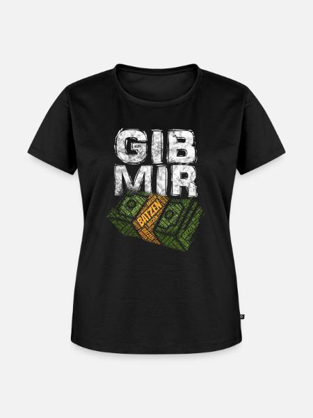 Geldbündel - Frauen Premium Bio T-Shirt - Schwarz