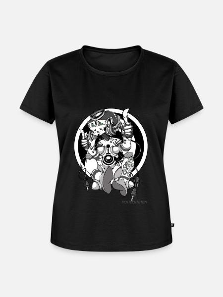 Cyborg 23 - Frauen Premium Bio T-Shirt - Schwarz