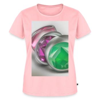 Pierres précieuses - T-shirt Premium bio Femme - rose - Devant - AI Model Female 172 dark (172cm)