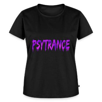 Psytrance Goa Trance - Women's Premium Organic T-shirt - black - Front - Selfina (174cm)