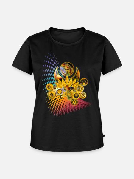 OMLOTUSENERGY - Frauen Premium Bio T-Shirt - Schwarz