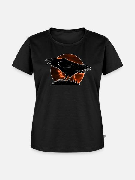 Kroa - Frauen Premium Bio T-Shirt - Schwarz