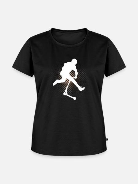 Freestyle-Roller - Frauen Premium Bio T-Shirt - Schwarz