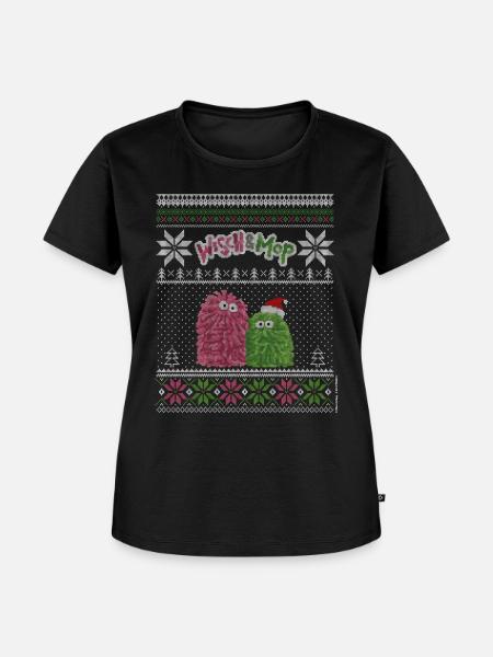 Ugly Christmas - Frauen Premium Bio T-Shirt - Schwarz