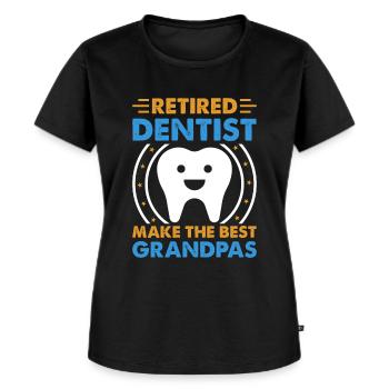 Zahnarzt Student Ausbildung Dentist Dentalmedizin - Frauen Premium Bio T-Shirt - Schwarz - Vorne - Selfina (174cm)