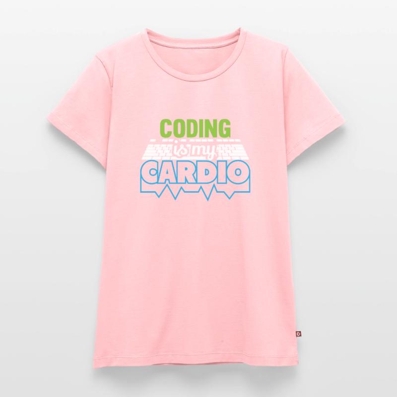 PROGRAMMERS Coding is my Cardio Funny Developer Women's Premium Organic T-shirt
