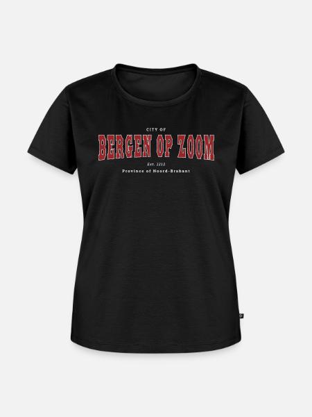 Bergen op Zoom - Frauen Premium Bio T-Shirt - Schwarz