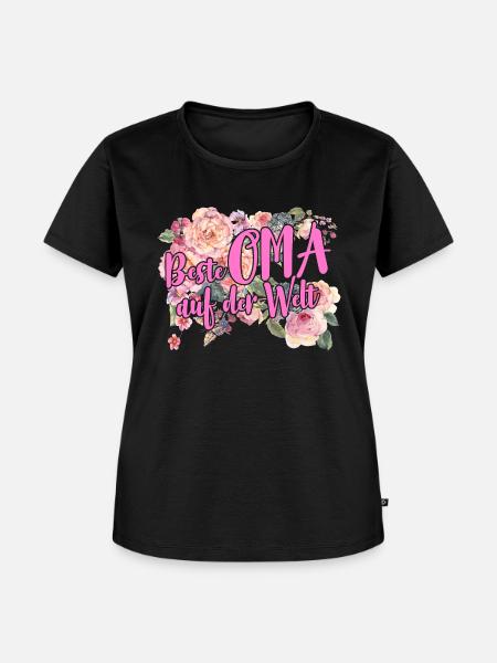 Beste OMA - Frauen Premium Bio T-Shirt - Schwarz