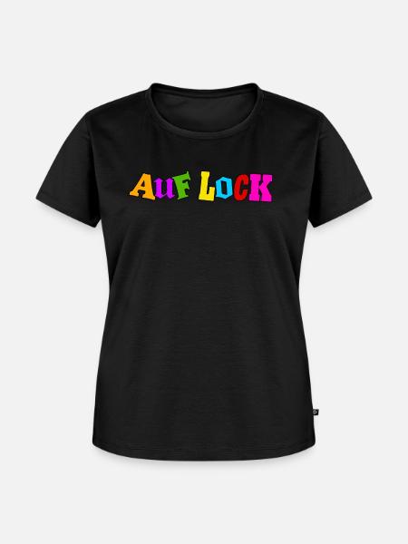 Auf Lock - Frauen Premium Bio T-Shirt - Schwarz