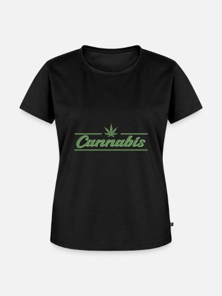 Weed Marihuana Geschenkidee - Frauen Premium Bio T-Shirt - Schwarz