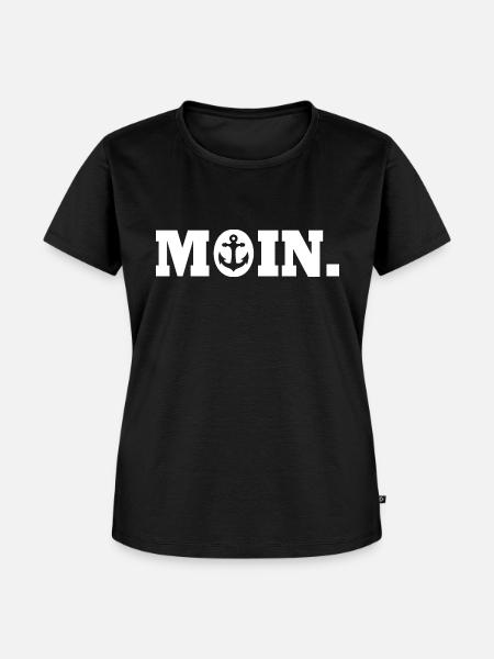Moin - Frauen Premium Bio T-Shirt - Schwarz