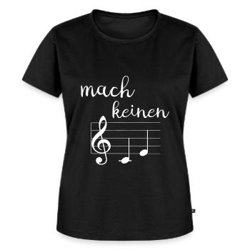 mach keinen terz - Frauen Premium Bio T-Shirt - Schwarz - Vorne - Selfina (174cm)