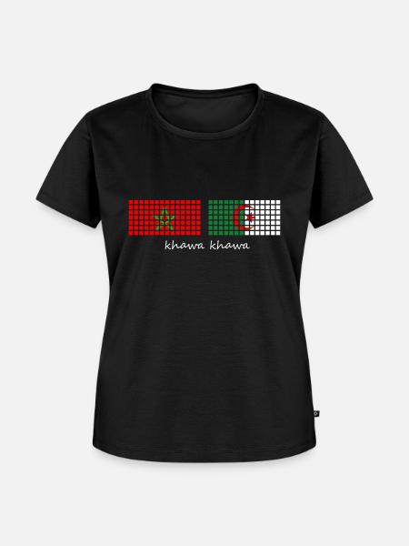 Marokko Algerien - Frauen Premium Bio T-Shirt - Schwarz
