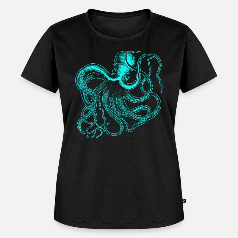 Octopus Squid Octopus Octopus - Women's Premium Organic T-shirt - black