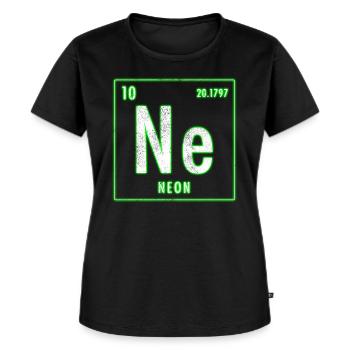ELEMENT NEON LUMINOUS - Women's Premium Organic T-shirt - black - Front - Selfina (174cm)