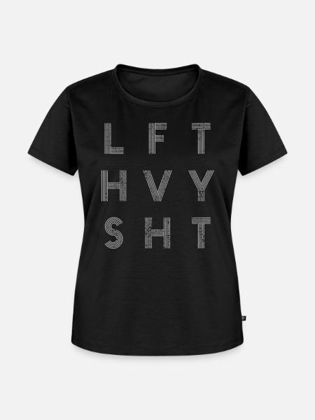 Lift Heavy - Frauen Premium Bio T-Shirt - Schwarz